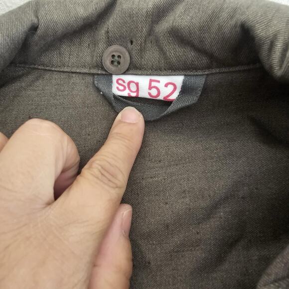 XL Size - East German Kampfgruppen OD Summer Issue Jacket Uniform DDR NVA Shirt￼ - Picture 4 of 6